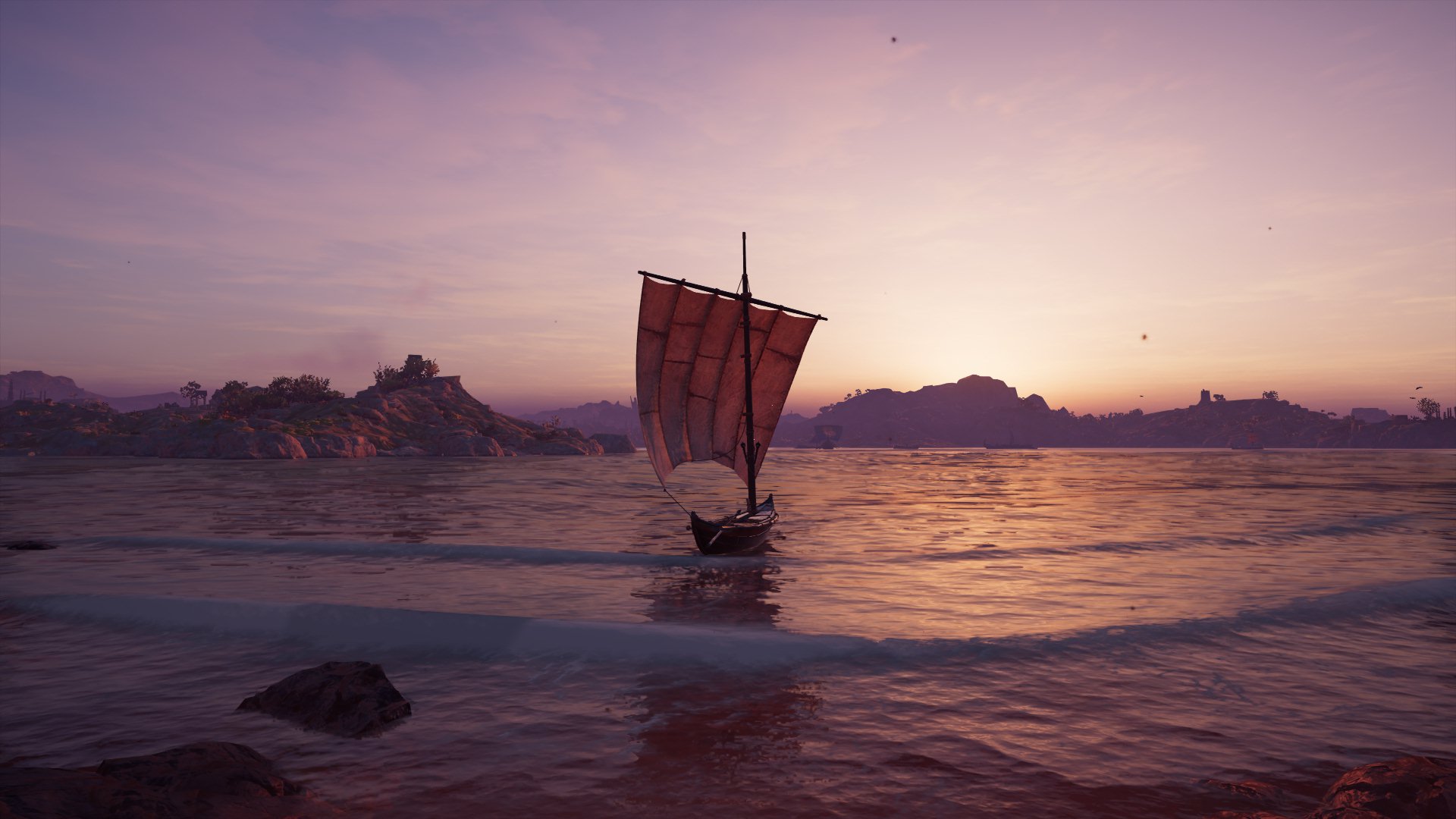 Alexios on boat